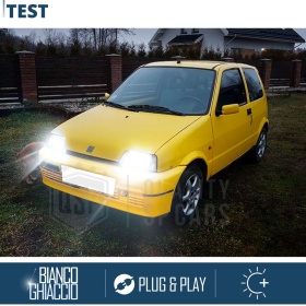 Kit LED H4 para FIAT CINQUECENTO Luces de Cruce + Carretera | 6500K 8000LM CANbus