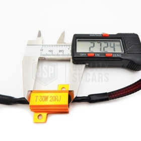 X2 Resistencias Canbus 30W-20 OHM para Led H7 Cancelador Error Decodificador Suplementario