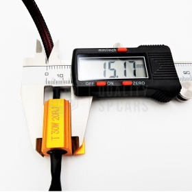 X2 Resistencias Canbus 30W-20 OHM para Led H7 Cancelador Error Decodificador Suplementario