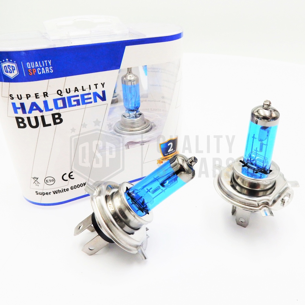 BOMBILLAS DE LUCES HALÓGENAS LAMPS H4 12V 55W, LUZ DE FARO POTENTE BLANCO, EFECTO XENON, VISIBILIDAD DE +35 Mt BOMBILLAS DE LUCES HALÓGENAS LAMPS H4 12V 55W, LUZ DE FARO POTENTE BLANCO, EFECTO XENON, VISIBILIDAD DE +35 Mt