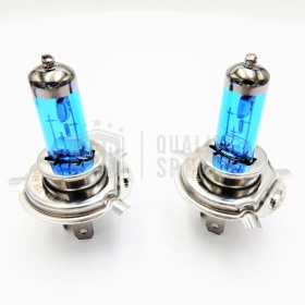 BOMBILLAS DE LUCES HALÓGENAS LAMPS H4 12V 55W, LUZ DE FARO POTENTE BLANCO, EFECTO XENON, VISIBILIDAD DE +35 Mt