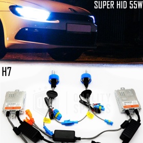 KIT Super XENON CANBUS PROFESSIONALE H7 55W di nuova generazione conversione DA ALOGENA H7 in XENON 6.000K, SIN Error