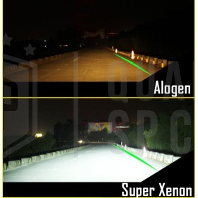 KIT Super XENON CANBUS PROFESSIONALE H7 55W di nuova generazione conversione DA ALOGENA H7 in XENON 6.000K, SIN Error