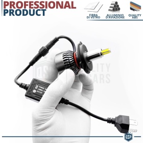 Kit LED H4 para FAROS LENTICULARES | Luz Potente 360° 12.000 Lúmenes | Conversión de HALÓGENA H4 a LED | CANbus, Plug & Play