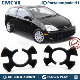 2X Adaptatores del Retenedor Soporte Bombilla para Montaje KIT LED para HONDA CIVIC VII (2000-2005)
