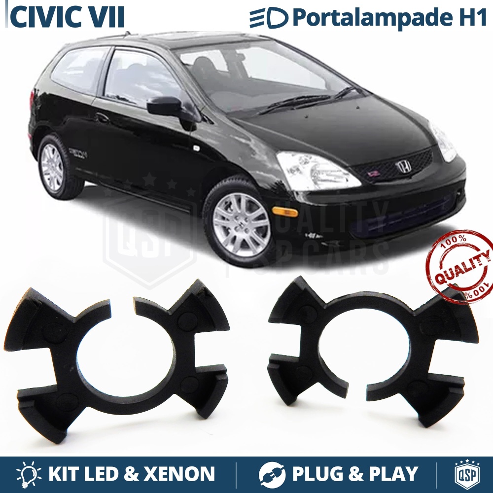 2X Adaptatores del Retenedor Soporte Bombilla para Montaje KIT LED para HONDA CIVIC VII (2000-2005) 2X Adaptatores del Retenedor Soporte Bombilla para Montaje KIT LED para HONDA CIVIC VII (2000-2005)
