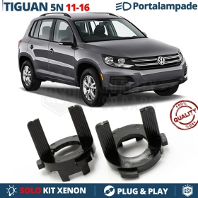 2X Adaptatores del Retenedor Soporte Bombilla para Montaje KIT XENON H7 para VW TIGUAN 5N FACELIFT (11-16)