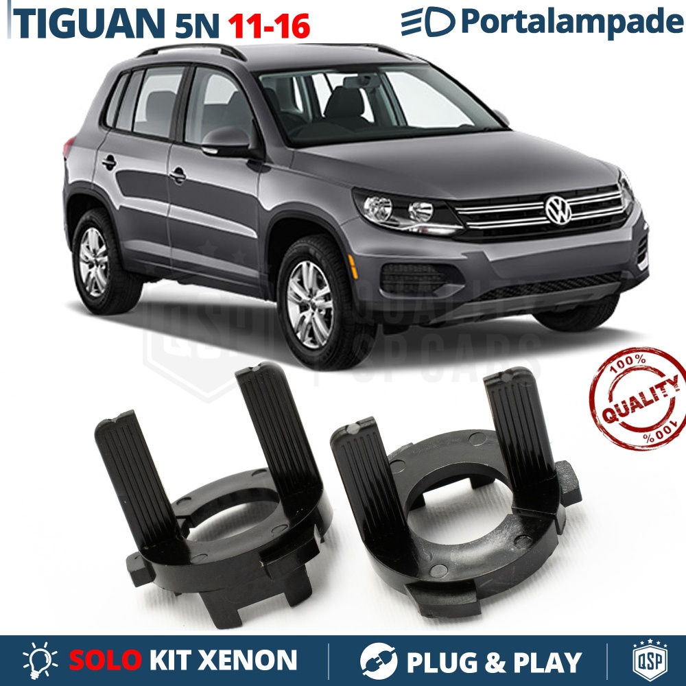 2X Adaptatores del Retenedor Soporte Bombilla para Montaje KIT XENON H7 para VW TIGUAN 5N FACELIFT (11-16) 2X Adaptatores del Retenedor Soporte Bombilla para Montaje KIT XENON H7 para VW TIGUAN 5N FACELIFT (11-16)