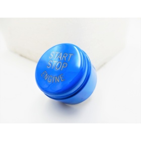 KEY ENGINE IGNITION BLUE BUTTON "START STOP ENGINE" IN ABS FOR BMW 5 SERIES F10/F11 Without OFF Button Anti-Scratches NO FOOTPRINT