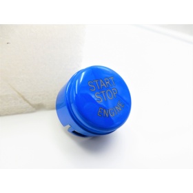 KEY ENGINE IGNITION BLUE BUTTON "START STOP ENGINE" IN ABS FOR BMW 5 SERIES F10/F11 Without OFF Button Anti-Scratches NO FOOTPRINT