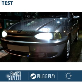 Lampade LED H4 per FIAT PALIO Anabbaglianti + Abbaglianti CANbus | 6500K Bianco Ghiaccio