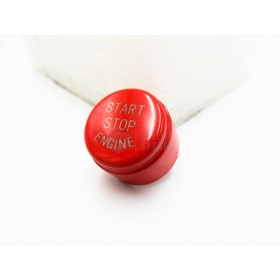 TASTO PULSANTE D'ACCENSIONE MOTORE "START STOP ENGINE" NERO ROSSO IN ABS PER TUTTE LE BMW SERIE 5 F10/F11 Senza Tasto OFF Antigraffio NO IMPRONTA