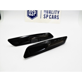2 Intemitentes LED para BMW Serie 1 3 5 100% CANBUS Sin Errores Estructura en ABS Negra + Lente Negra
