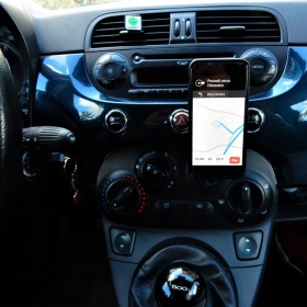 Soporte Magnético para Teléfono Móvil para Coche, Oficina, Tableta y Soporte Smartphone , Ajustable 180 ° en Acero Plata, Universal