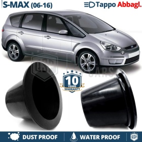 1 TAPPO MAGGIORATO FARI Abbaglianti per FORD S-MAX I (06-16) Coperchio ANTIPOLVERE Installazione KIT LED E XENON