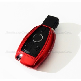Funda Rígida Llave Mando Rojo para MERCEDES R (W251) Carcasa Protectora en Abs Térmico