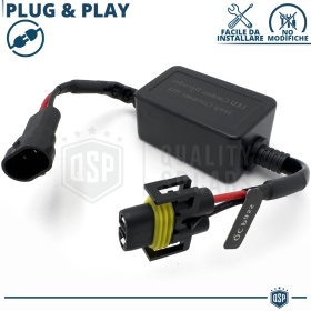 ERROR FREE Canceller Anti-Flicker Decoder Low Beams  JEEP COMPASS 2 | Resistors H11 kit led