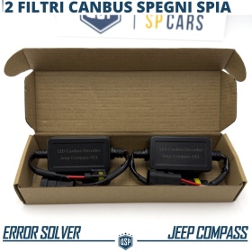 Decodificadores ANTI ERRORES Luces de Cruce JEEP COMPASS 2 desde 2021 | Resistencias CANbus H11