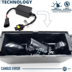 Decodificadores ANTI ERRORES Luces de Cruce JEEP COMPASS 2 desde 2021 | Resistencias CANbus H11