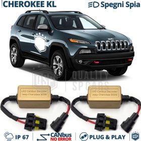 Decodificadores ANTI ERRORES luces LED JEEP CHEROKEE KL | Resistencias CANbus 9006 Bombillas Led