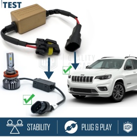 Decodificadores ANTI ERRORES luces LED JEEP CHEROKEE KL desde 2021 | Resistencias CANbus 9006 Led