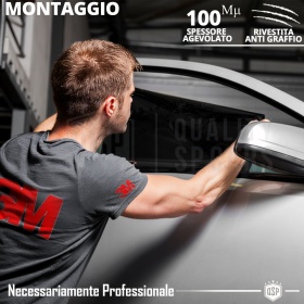Película Tinte 3M Ventanas TRASERAS para Alfa 159 Aprobada | OBSIDIAN 25 MEDIO CLARO