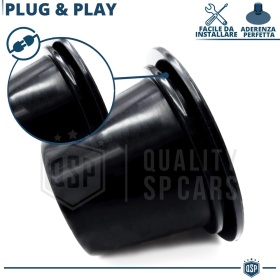 1 Deeper HEADLIGHT CLOSING CAP for SKODA FABIA II (07-14) High Beam DUST WATER Cover for Kit Led Xenon installation