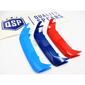 3x RIÑONES REJILLA en colores M Sport para BMW X2 (F39) 2017- CON 8 Bandas Verticales en ABS
