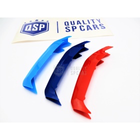 3x RIÑONES REJILLA en colores M Sport para BMW X2 (F39) 2017- CON 8 Bandas Verticales en ABS