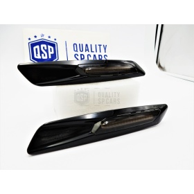 2 Intemitentes LED para BMW Serie 1 3 5 100% CANBUS Sin Errores Estructura en ABS Negra + Lente Negra