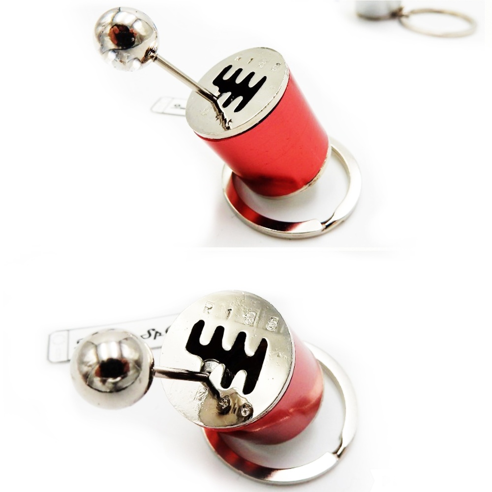 Llavero Coche Movimiento real PALANCA DE CAMBIO Rojo en metal IDEA REGALO Llavero Coche Movimiento real PALANCA DE CAMBIO Rojo en metal IDEA REGALO