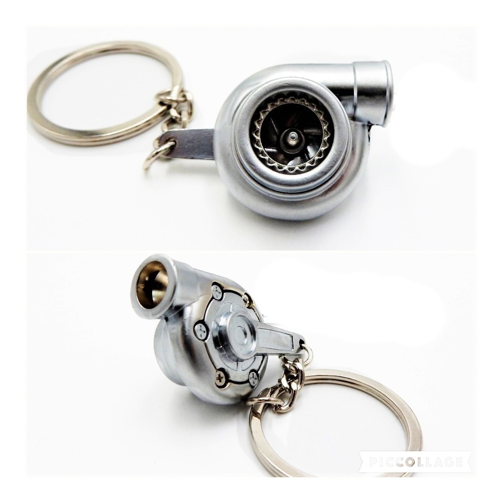 Llavero Coche Movimiento real TURBINA A HELICE Plata en metal IDEA REGALO Llavero Coche Movimiento real TURBINA A HELICE Plata en metal IDEA REGALO