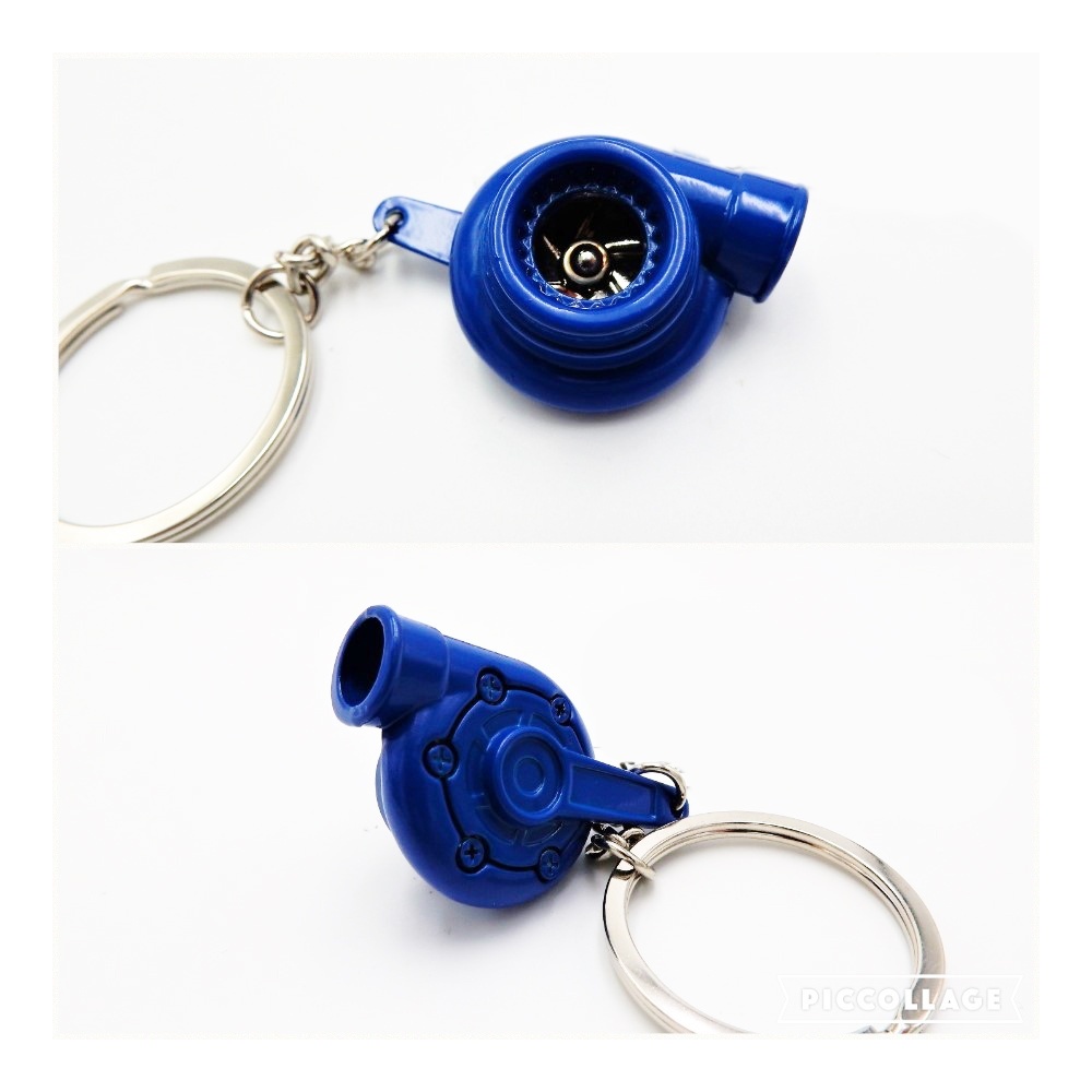 Llavero Coche Movimiento real TURBINA A HELICE Azul en metal IDEA REGALO Llavero Coche Movimiento real TURBINA A HELICE Azul en metal IDEA REGALO