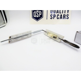 X2 Intermitentes de LED Para BMW Serie 1 3 5 100% CANBUS Plug & Play Lente BLANCA Raya CROMADA