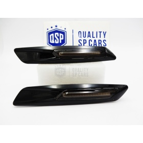 2 Intemitentes LED para BMW Serie 1 3 5 100% CANBUS Sin Errores Estructura en ABS Negra + Lente Negra