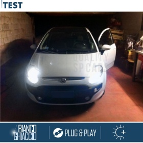 Lampade LED H4 per FIAT PUNTO EVO Anabbaglianti + Abbaglianti CANbus | 6500K Bianco Ghiaccio