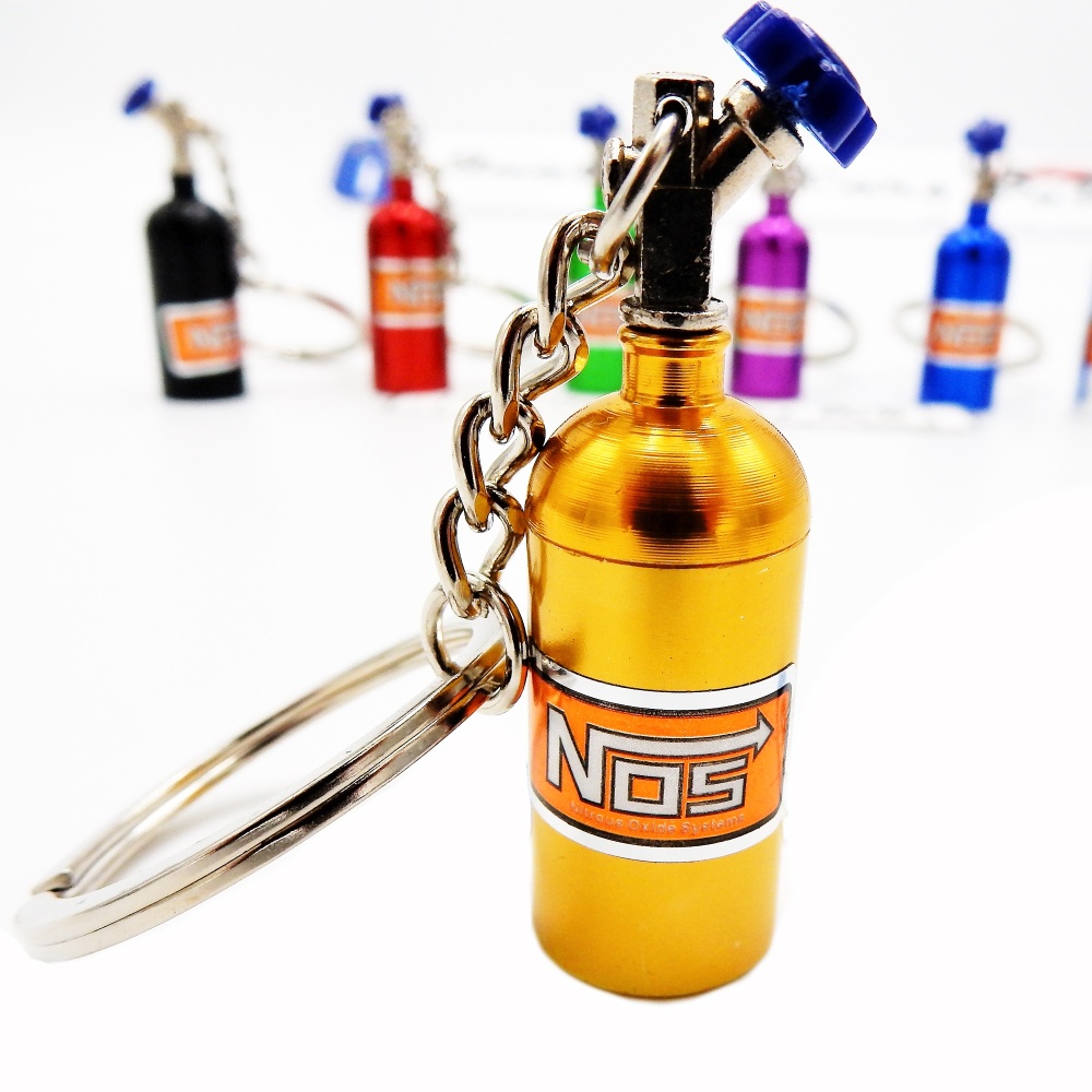 Llavero Coche Botella Bombona NOS Nitro Contenedor Porta Píldora Oculta Preciosos Dorado en Metal IDEA REGALO Llavero Coche Botella Bombona NOS Nitro Contenedor Porta Píldora Oculta Preciosos Dorado en Metal IDEA REGALO