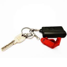 Car Keychain SPORTS SEAT Black in Metal GIFT IDEA