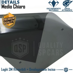 Pellicola Oscurante 3M Vetri POSTERIORI per DR 7.0 Omologata | OBSIDIAN 25 MEDIO CHIARO