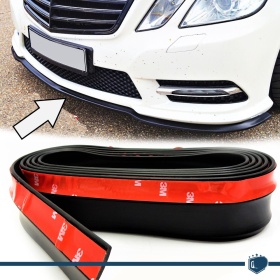 Spoiler Alerón Adhesivo para Mercedes Clase E W212 / E Coupé, Labio parachoques LIP o Faldones Laterales Negro Flexible