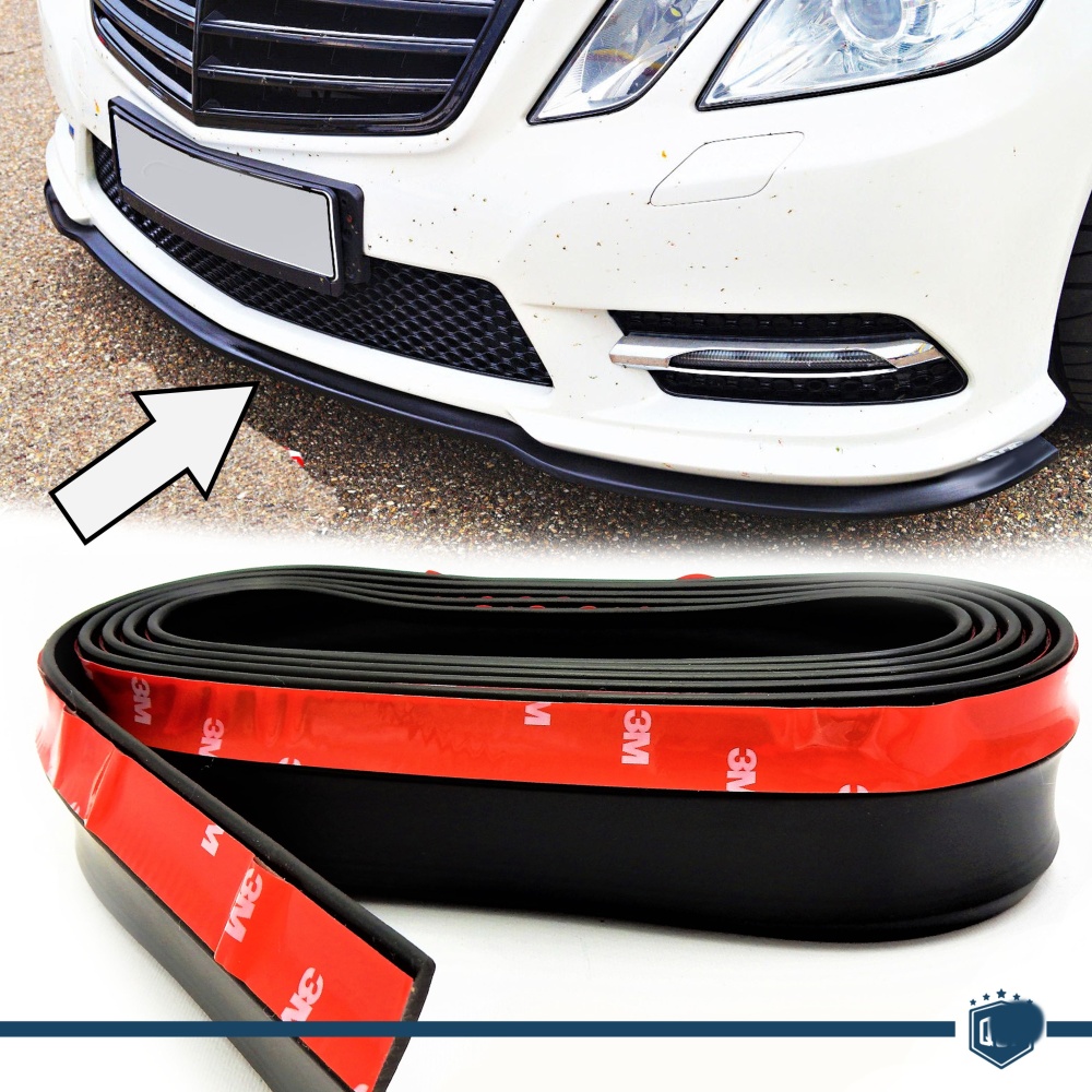 Spoiler Alerón Adhesivo para Mercedes Clase E W212 / E Coupé, Labio parachoques LIP o Faldones Laterales Negro Flexible Spoiler Alerón Adhesivo para Mercedes Clase E W212 / E Coupé, Labio parachoques LIP o Faldones Laterales Negro Flexible