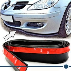 Spoiler Alerón Adhesivo para Mercedes SLK, SLC parachoques LIP o Faldones Laterales Negro Flexible