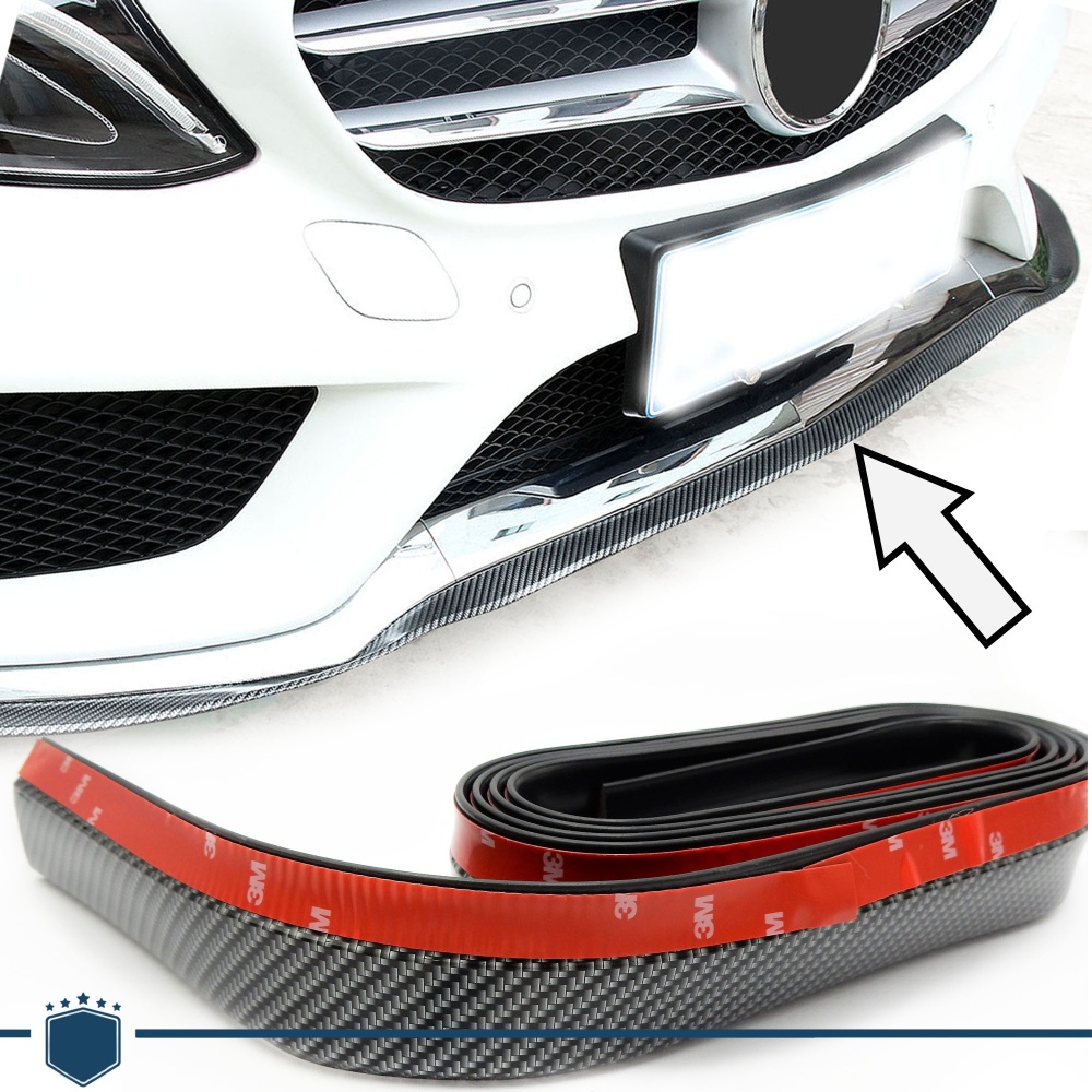 Spoiler Alerón Adhesivo para Mercedes CL, SL, S Coupé, Fibra de Carbono Labio Parachoques o Faldones Laterales Flexible Spoiler Alerón Adhesivo para Mercedes CL, SL, S Coupé, Fibra de Carbono Labio Parachoques o Faldones Laterales Flexible