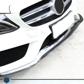 Klebender Spoiler für Mercedes E Klasse W210/W211/W124, Kohlefaser-Effekt Stoßstangenlippe oder Seitenschweller Flexibel