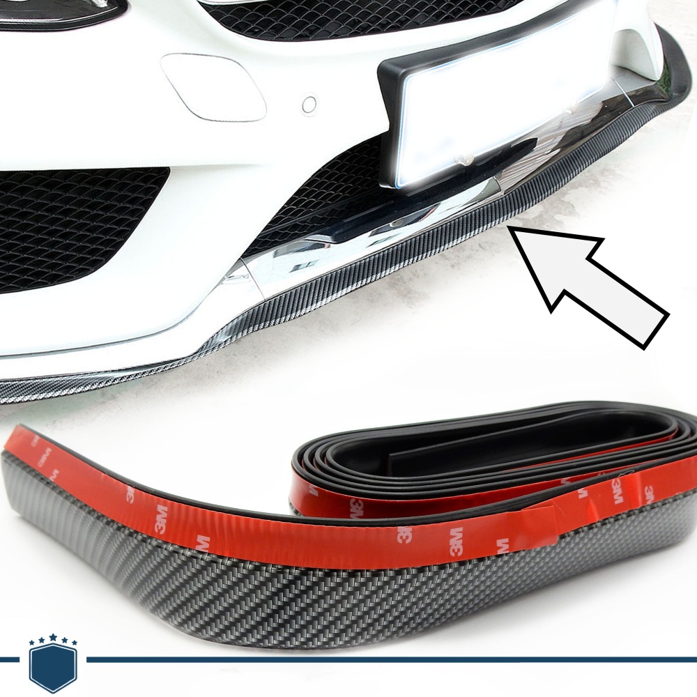 Spoiler Alerón Adhesivo para Mercedes CLS, CLC, Fibra de Carbono Labio Parachoques o Faldones Laterales Flexible Spoiler Alerón Adhesivo para Mercedes CLS, CLC, Fibra de Carbono Labio Parachoques o Faldones Laterales Flexible