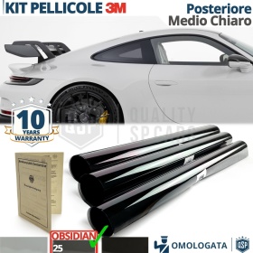 Película Tinte 3M Ventanas TRASERAS para Seat Marbella Aprobada | OBSIDIAN 25 MEDIO CLARO