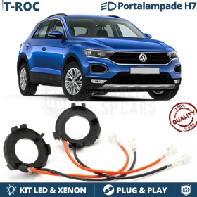 2X Adaptatores del Retenedor Soporte Bombilla para Montaje KIT LED H7 para VW T-ROC