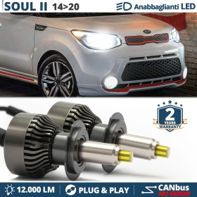 Kit LED H7 para Kia Soul 2 Luces de Cruce | Bombillas Led Canbus 6500K 12000LM