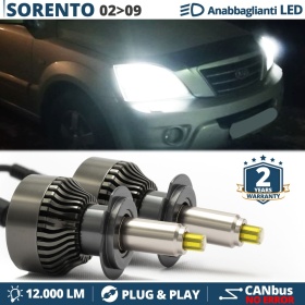 Kit LED H7 para Kia Sorento 1 Luces de Cruce | Bombillas Led Canbus 6500K 12000LM