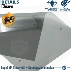 Película Tinte 3M Ventanas TRASERAS para Peugeot 208 Aprobada | OBSIDIAN 50 CLARO